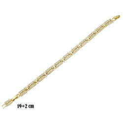 Bransoletka CM miedź pozłacana 14k - MF41257